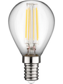 GOOBAY GOOBAY LED λάμπα mini globe 65394, E14, Filament, 4W, 2700K, 470lm