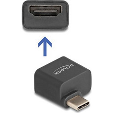 DELOCK DELOCK αντάπτορας USB-C σε HDMI 64256, 4K/30Hz, μαύρος