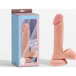 Chisa Novelties Undressed Debater Ρεαλιστικό Dildo με Βεντούζα & Όρχεις 19.2cm Flesh