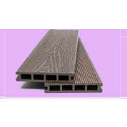 Deck-WPC Floor Wood Imitation Dark Brown 80110