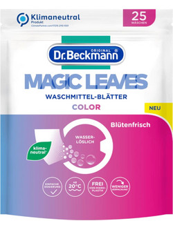 Dr. Beckmann Magic Leaves Color - Φύλλα Απορρυπαντικού για Χρωματιστά Ρούχα 25 Πλύσεις