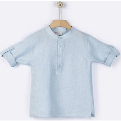 Hermes Λινή Τουνίκ - Aether Blue YELL-OH! 41311120215