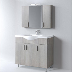 Σετ Έπιπλο Μπάνιου SIENA HARMONY NEW 100 9SSI100HN0W Πάγκο 96x34x83cm Martin