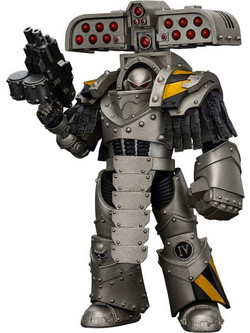 JOY TOY Warhammer The Horus Heresy Iron Warriors Tyrant Siege Master Terminator with Rocket Launcher 14cm