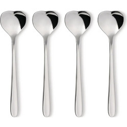 Alessi BIG LOVE Κουταλάκια Γλυκού - Παγωτού Ανοξείδωτα Σετ 4 Τμχ 17 Εκ
