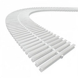 Σχάρα Υπερχείλισης Flex με 1 Ένωση 18 cm