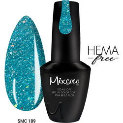 Mixcoco SMC 189 Glitter Ημιμόνιμο Βερνίκι Νυχιών 15ml