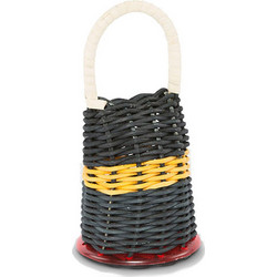 NATAL CAXIXI LARGE BLACK-YELLOW BAND & RED ENDS CXX-L