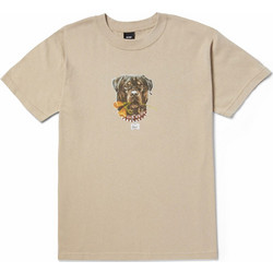 Huf Ανδρική κοντομάνικη μπλούζα Big Poppy S/S Tee TS02106-BONE