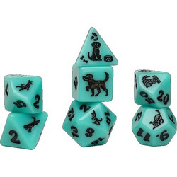 Sirius Dice - Animal Dice Set - Seafoam Shepherd