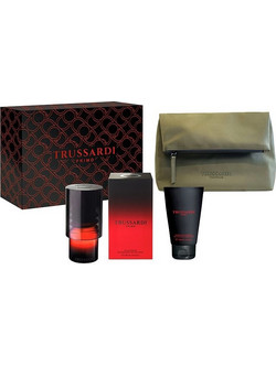 Trussardi Primo Giftset Edp Spray 100ml Box/Shampoo & Shower Gel 100ml/Beauty Bag set x 200 ml