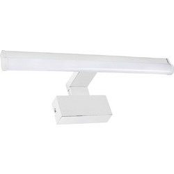 LED ΦΩΤΙΣΤ.ΛΟΥΤΡΟΥ ΣΤΡΟΓΓΥΛΟ ΑΛΟΥΜΙΝΙΟ&PC 80cm 12W IP44 CCTΛΕΥΚΟ