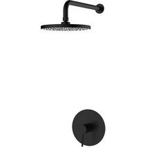 RAVENNA Nami 10 Matt Black Εντοιχιζόμενη Μπαταρία Ντουζιέρας