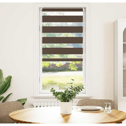 vidaXL Στόρι Ζέβρα 60,9 x 120 εκ. Πλάτος Υφάσματος 56,7 εκ. Καφέ 240193