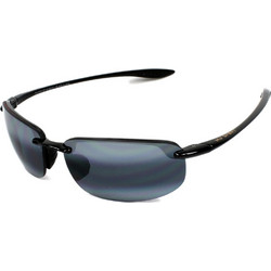 Maui Jim G807-02 Ανδρικά Γυαλιά Ηλίου Ορθογώνια Μεταλλικά Μαύρα με Μαύρο Καθρέπτη Φακό