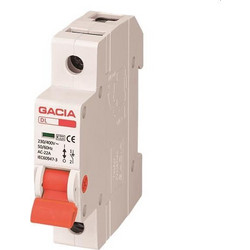 Διακόπτης ράγας μονοφασικός 1X25A 500-43600 GACIA