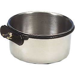 Vadigran Feeding Bowl Stainless Steel Ταΐστρα Πτηνών από Ανοξείδωτο Ατσάλι με Παξιμάδι 15cm 0.90lt