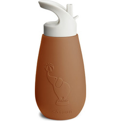 Nuuroo Pax Caramel Cafe Παιδικό Παγούρι Σιλικόνης Καφέ 350ml