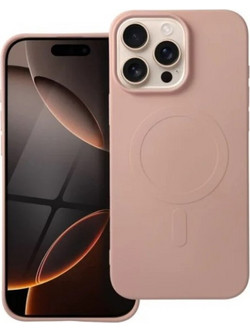 Forcell iPhone 16 Pro Max MagSafe Θήκη Σιλικόνης - Pink