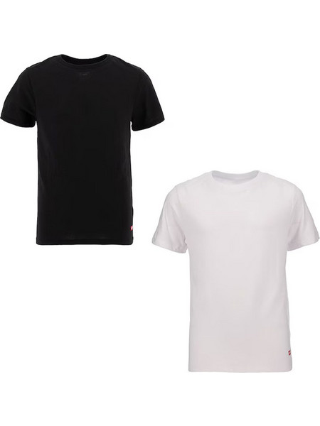 LEVI'S ΠΑΚΕΤΟ ΦΑΝΕΛΑΚΙΑ 2 ΤΜΧ ΛΕΥΚΟ - ΜΑΥΡΟ ΑΓΟΡΙ (3665115858518)