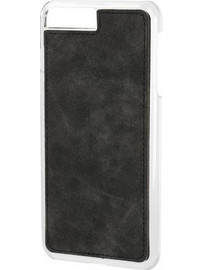 APPLE iPHONE 7 PLUS MAGNET-X ΜΑΓΝΗΤΙΚΗ ΔΕΡΜΑΤΙΝΗ ΘΗΚΗ ΑΝΘΡΑΚΙ