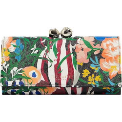 Ted Baker Μεγάλο Γυναικείο Πορτοφόλι με Clip & Clasp Πολύχρωμο S284106