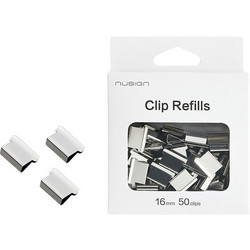 NUSIGN ΚΛΙΠ ΑΝΤΑΛΛΑΚΤΙΚΑ BLISTER 16mm 40 ΦΥΛΛΑ (Το προιόν πωλείται σε μεμονωμένα τεμάχια του ενός)