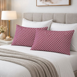 Μαξιλαροθήκες Ariel (Σετ 2τμχ) Redwine Astron 52 X 72 100% Βαμβάκι