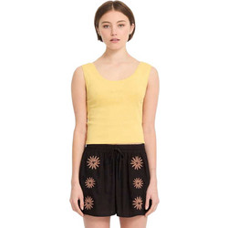 VOLCOM W VOLCOMSTONE TIGHT TANK TOP - B4512610-SBU YELLOW