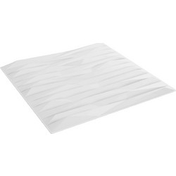 vidaXL Πάνελ τοίχου 24 τμχ. 50 x 50 cm Άσπρη Πέτρα Φελιζόλ XPS