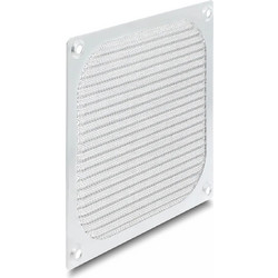 DELOCK σχάρα για 120mm ανεμιστήρα 67458 με φίλτρο σκόνης, μεταλλική, ασημί
