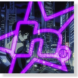 HUF CYBERPUNK STICKER