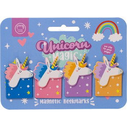 Puckator Μαγνητικοί Σελιδοδείκτες Unicorn Magic 4τμχ