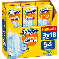 Swiffer Duster ανταλλακτικά πανάκια ξεσκονίσματος fresh MEGAPACK 3χ18τεμ