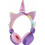 Unicorn AH808 Ασύρματα Bluetooth Παιδικά Ακουστικά On Ear Μωβ