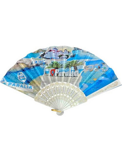Βεντάλια χειρός Souvenir - Σετ 12 τεμάχια - Paralia - 216453