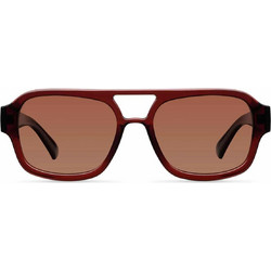 Meller Shipo Ανδρικά Γυαλιά Ηλίου Aviator Κοκάλινα Καφέ με Καφέ Polarized Φακό