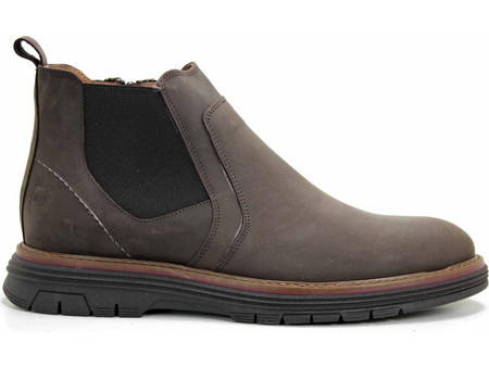 Damiani Ανδρικά Chelsea Μποτάκια Suede Καφέ 3051