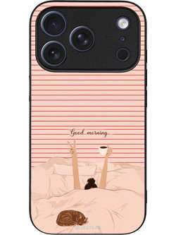Sonique Stripe Stories Series Θήκη με Σχέδιο «Καλημέρα» (iPhone 17 Pro)