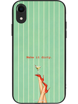 Sonique Stripe Stories Series Θήκη με Σχέδιο «Martini» (iPhone XR)