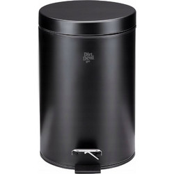 Καλαθάκι Μπάνιου Dirt Devil Ανοξείδωτο 12lt Black 871125249493