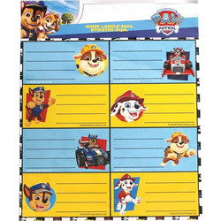 GIM ΕΤΙΚΕΤΕΣ 2 ΦΥΛΛΑ (16 ΕΤΙΚΕΤΕΣ) PAW PATROL 774-01046