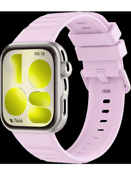 Techsuit W082 Λουράκι Σιλικόνης Lavender (Huawei Watch Fit 3 / Fit 4 / Fit 4 Pro / Fit 5 / Fit 5 Pro)