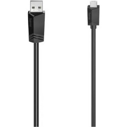 HAMA USB-A ΣΕ MICRO USB 1.5M ΚΑΛΩΔΙΟ ΜΑΥΡΟ