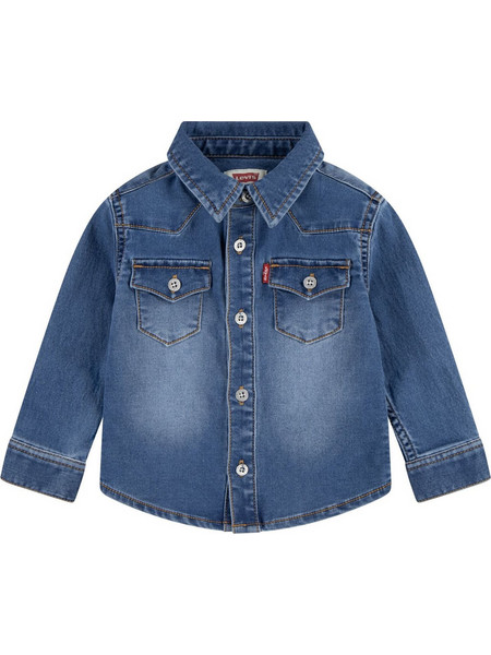 Levis Πουκάμισο Core My First Barstow Shirt 6EM335-MDK Τζην Αγόρι