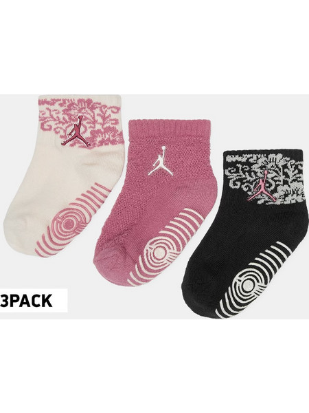 Jordan Βρεφικές Κάλτσες 3-pack NJ0876-W9R Chalk