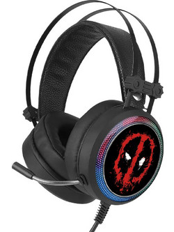 Deadpool Marvel Gaming Headset Black