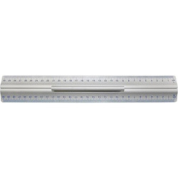 Wedo Χάρακας Πλαστικός 30cm με Λαβή Μπλε 525235
