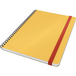 ΣΗΜΕΙΩΜΑΤΑΡΙΟ LEITZ CΟΖΥ 4527 B5 ΣΠΙΡΑΛ ΡΙΓΕ 19 WARM YELLOW