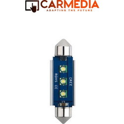 Λαμπάκια LED - CARMEDIA CMLED - FESTOON - 3SMD - 41MM